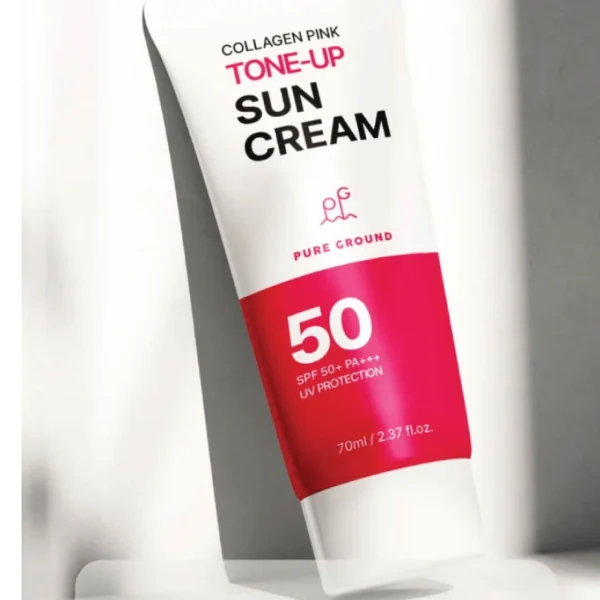 Collagen Pink Tone Up Sun Cream - Image 1