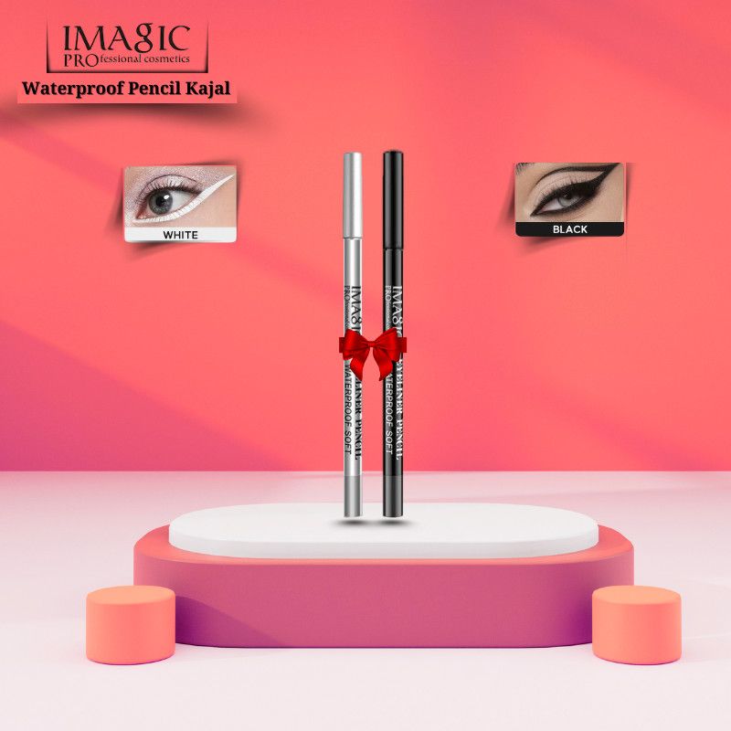 BeautyGlazedLipCombo1 Imagic Kajal (Black + White) - Image 1