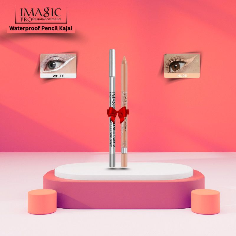 BeautyGlazedLipCombo1(1) Imagic Kajal (Nude + White) - Image 1