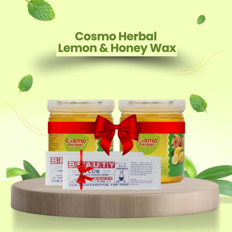 CosmoHerbalLemonHoneyWax(1) Lemon & Honey Wax (2pcs) - Image 1