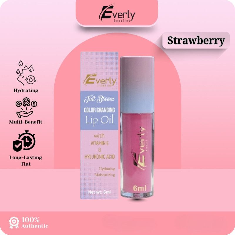JintBloom(1) Everly Lip Oil (#02 Strawberry) - Image 1