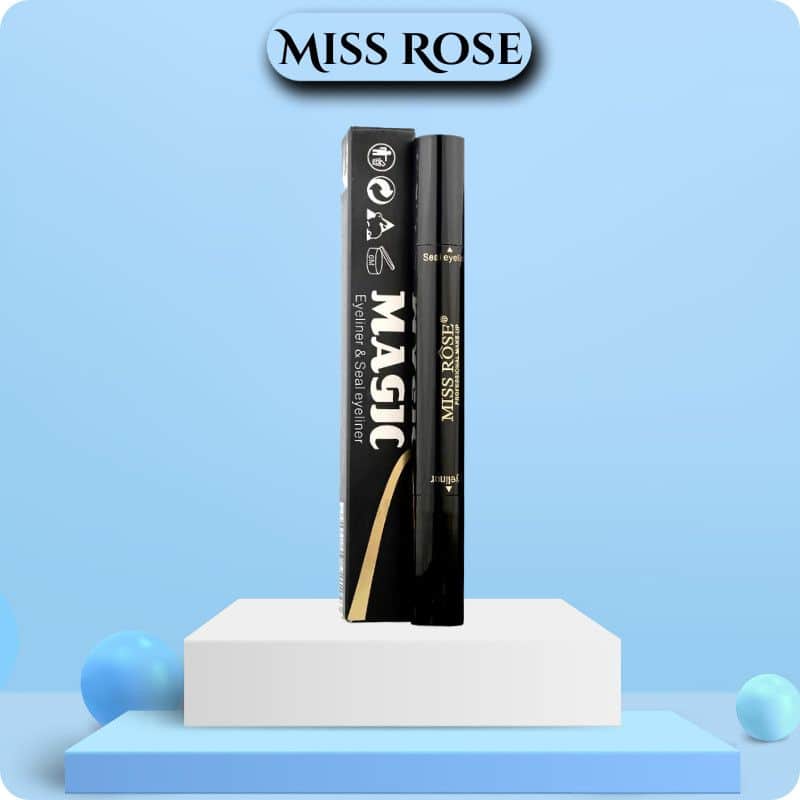 CopyofBEAUTYGLAZEDPureKajalLiner1(7) Miss Rose Stamp Eyeliner (1pcs) - Image 1
