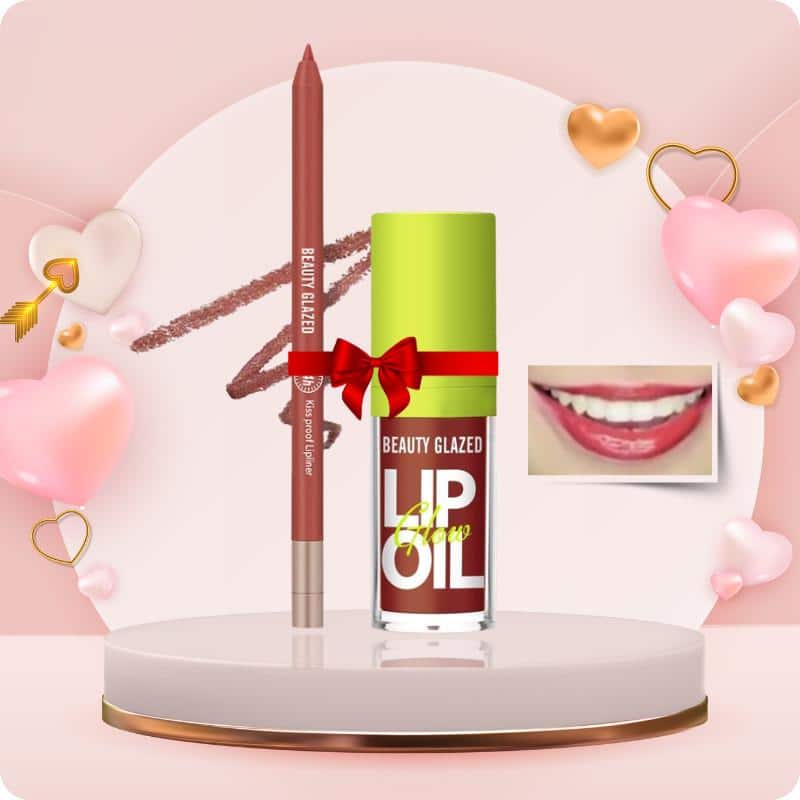 BeautyGlazedLipCombo Coral Red Lip Combo (B104 + #108) - Image 1