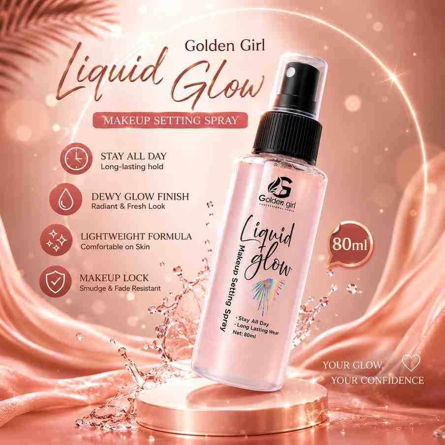 ChatGPTImageMay13202607_10_45P Golden Girl Liquid Glow Setting Spray ( 1 PCS ) - Image 1