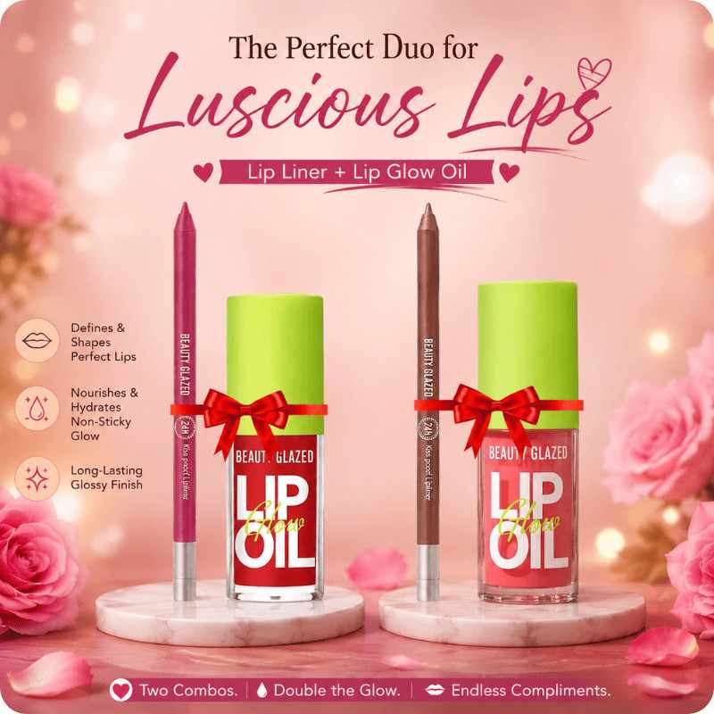 Untitleddesign125 Beauty Glazed Lip Combo ( ২ টি সেট একসাথে ) - Image 1